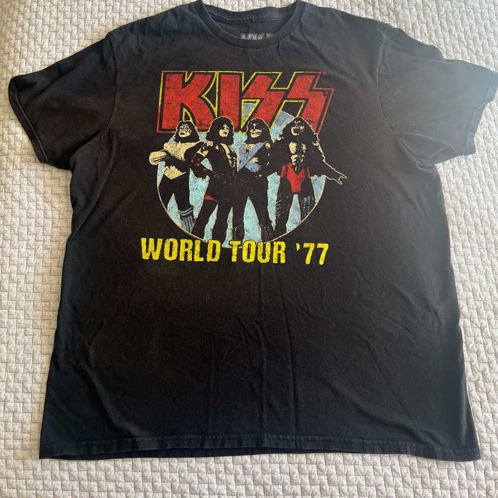 KISS World Tour 1977 T-Shirt Size L
